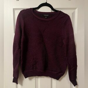 TOPSHOP pink and black sweater, sz 4